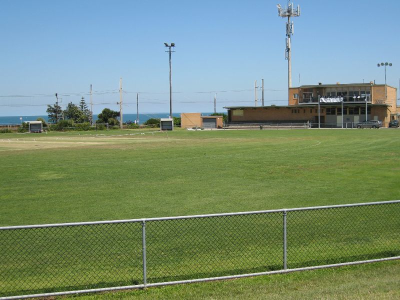 Brighton - Brighton Beach Oval: View across oval towards pavillion