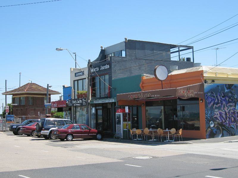 Brighton - South Road: Shops at corner of South Rd and Esplanade Av