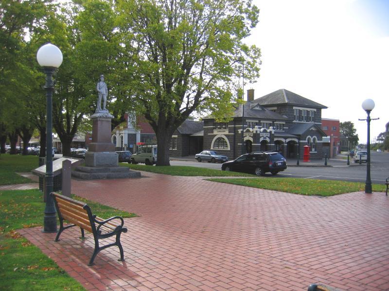 Camperdown - Shops and commercial centre, Manifold Street: View from corner of Manifold St and Church St towards post office