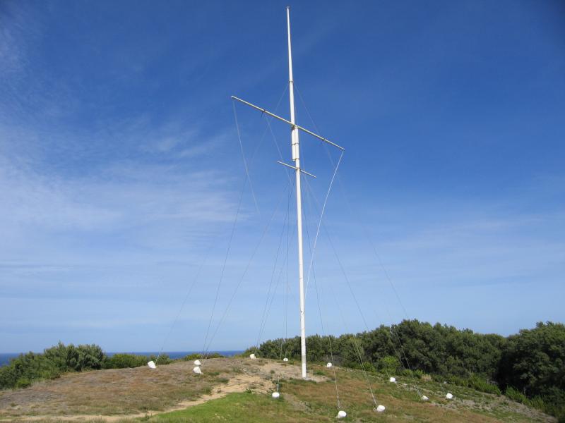 Cape Otway - Cape Otway Lightstation: Flagstaff at Telegraph Station