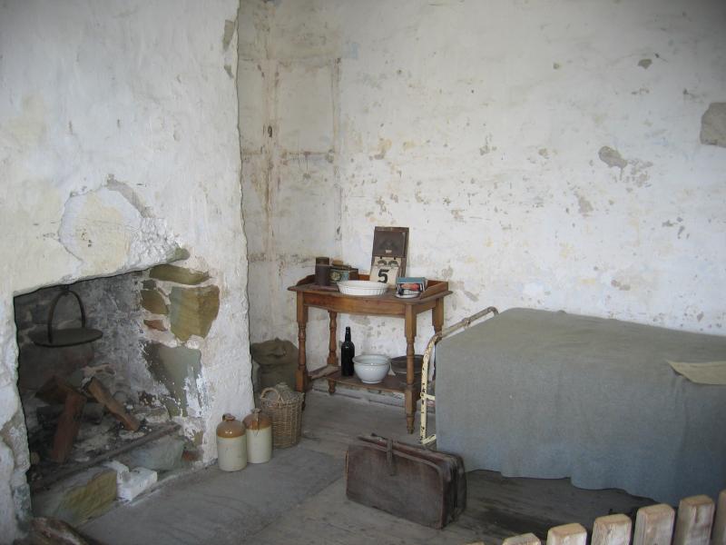 Cape Otway - Cape Otway Lightstation: Re-created accommodation display in old workshop