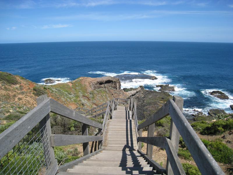 Cape Schanck - Cape Schanck Boardwalk: View south-west along boardwalk
