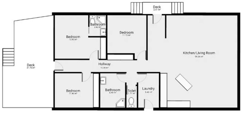 Blue Haven - Floor plan