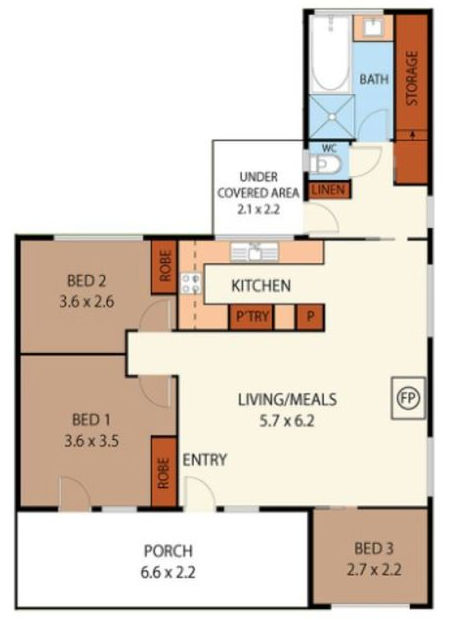 Cape Surf House - Floor plan