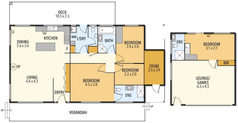 Key Lime Retreat - Floor plan