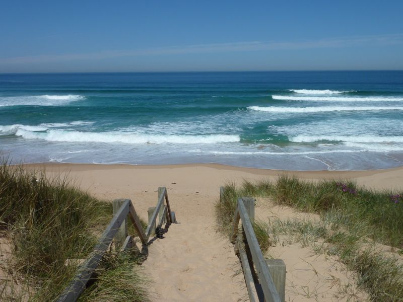 Cape Woolamai - Anzacs Beach, Woolamai Beach Road: Path down to beach