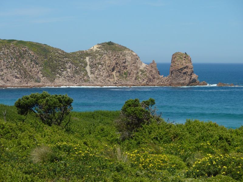 Cape Woolamai - Cape Woolamai Trail near Magic Lands Beach: The Pinnacles