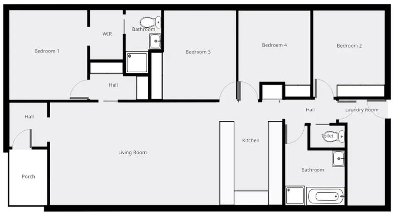 Surf Rest'n Bay - Floor plan