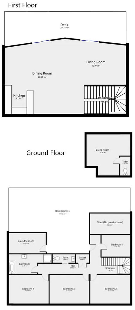 The Cape Escape - Floor plan