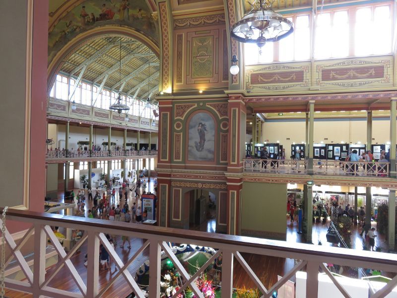 Carlton - Exhibition Building, Carlton Gardens: View inside building from upper level