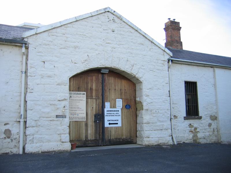 Castlemaine - Old Castlemaine Gaol: Gaol entrance, Charles St