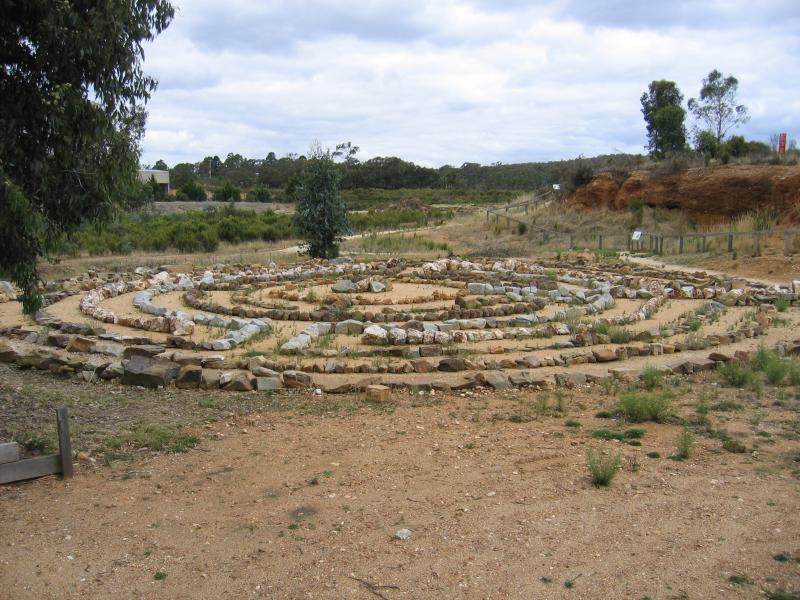 Castlemaine - Forest Creek Historic Gold Diggings, Pyrenees Highway: Maze