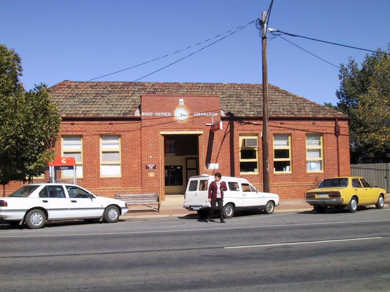 Charlton - Shops and commercial centre, High Street (Calder Highway): Charlton Post Office, High St