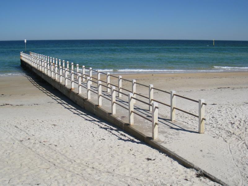 Chelsea - Beach and foreshore around pier and north of pier: Pier