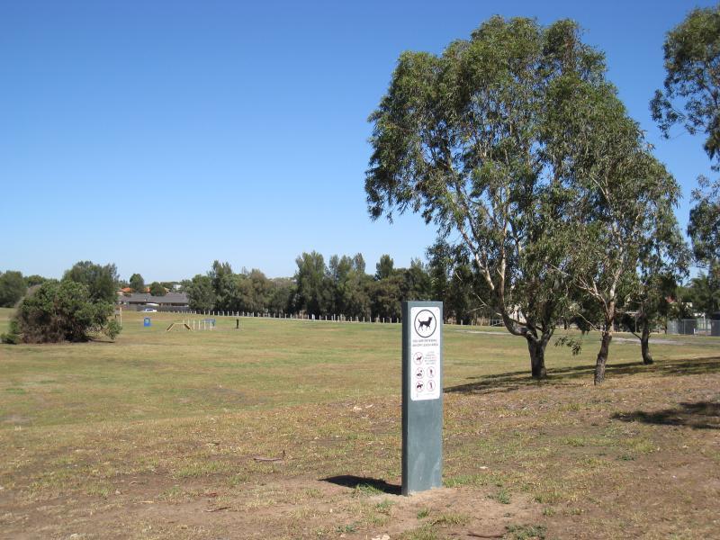 Chelsea - Bicentennial Park: Fields near dog exercise area, southern end of park