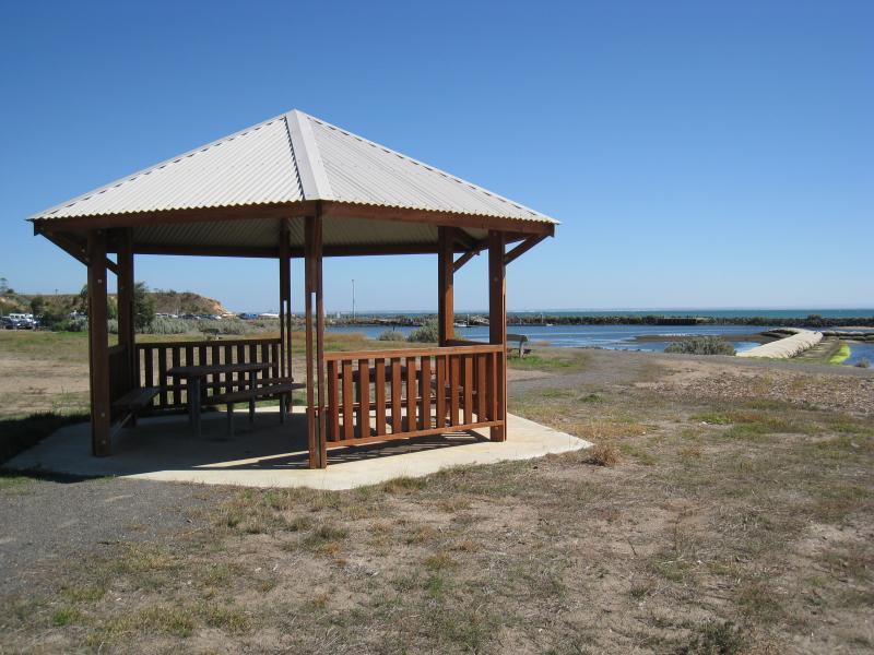 Clifton Springs - Parkland along coast, eastern side of Clifton Springs Boat Harbour - Rotunda