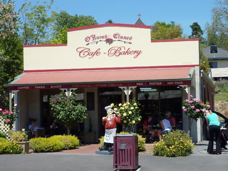 Clunes - Shops and commercial centre, Fraser Street between Service Street and Templeton Street: Bakery, south side of Fraser St