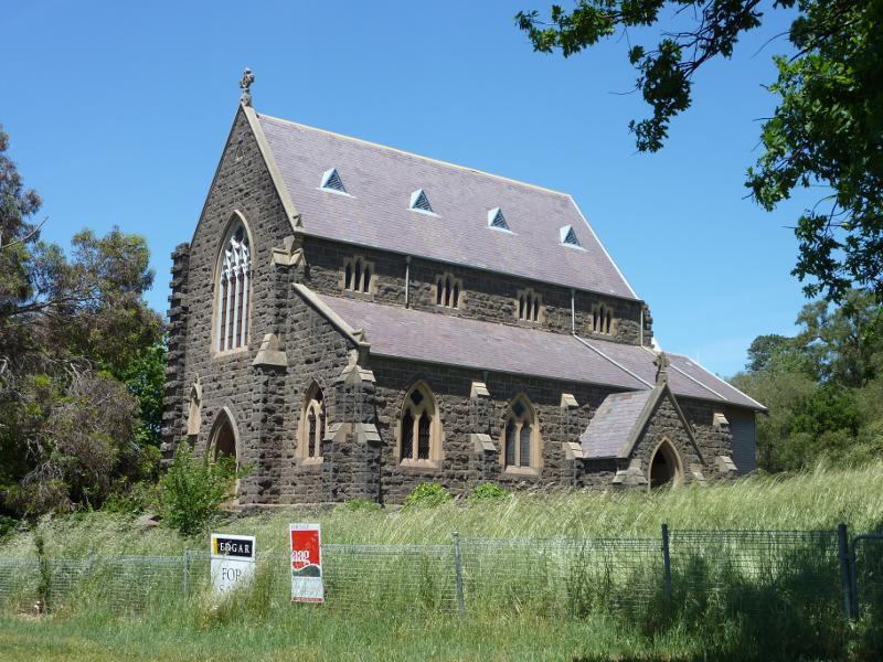 Clunes - Bailey Street: Catholic Church, Bailey St east of Templeton St
