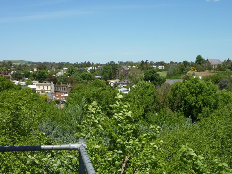 Clunes - Esmond Park, Scenic Drive: Southerly view from lookout over the town