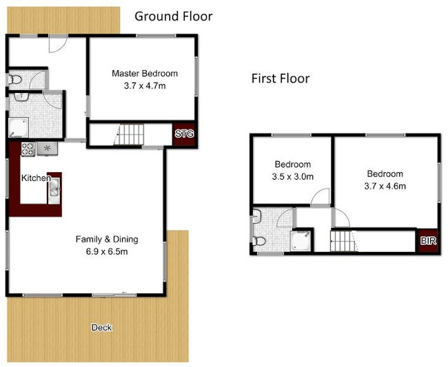 Goku's Shack - Floor plan