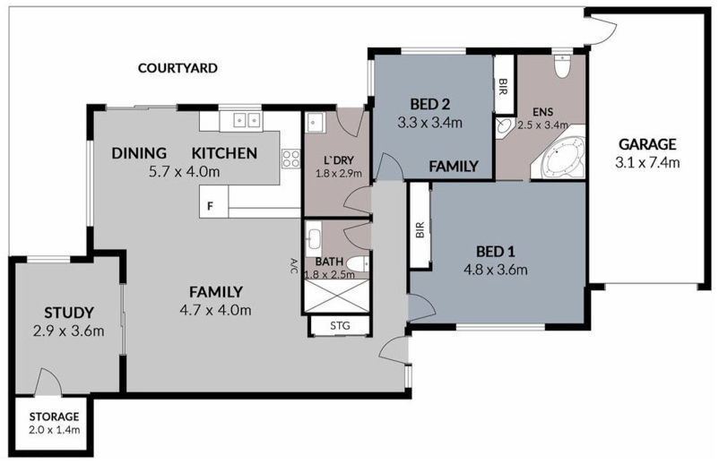 Bay Breeze - Floor plan