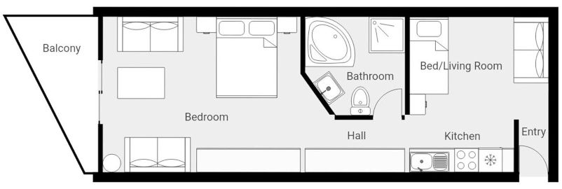Bayview on The Esplanade - Floor plan
