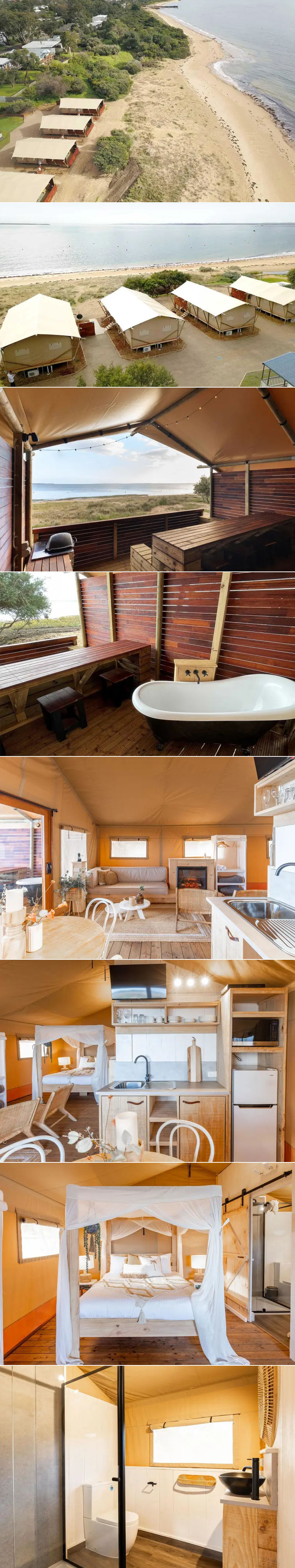 NRMA Phillip Island Beachfront Holiday Park - Glamping tents