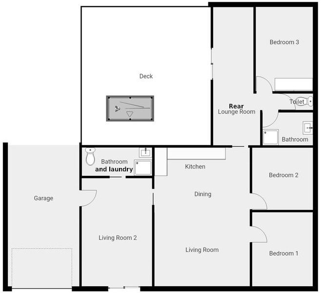 Beachhouse in Cowes - Floor plan