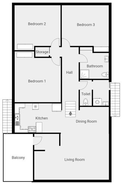 Cerulean Getaway - Floor plan