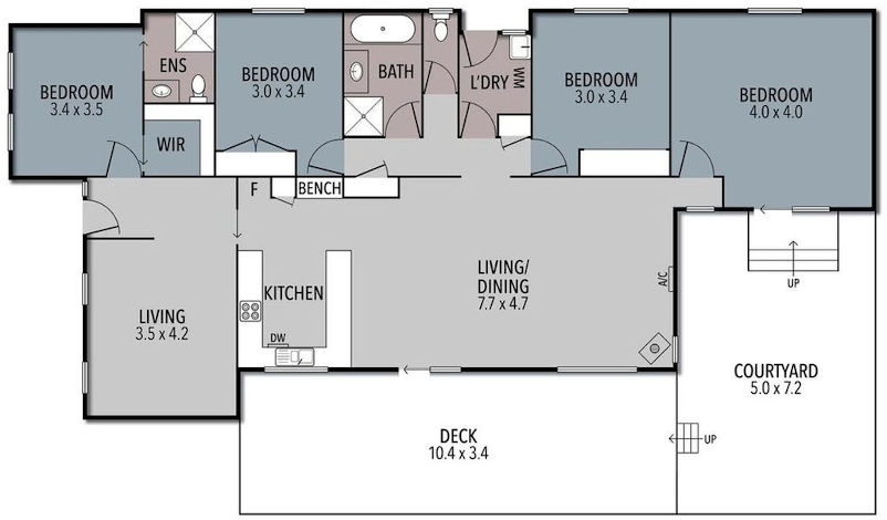 Churchill House - Floor plan