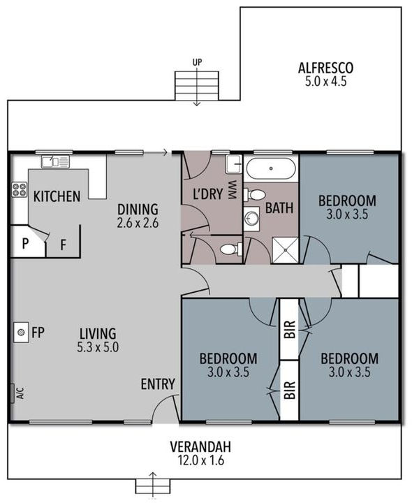 Clifden Cottage - Floor plan