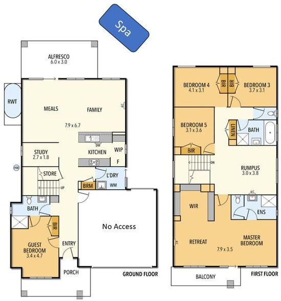 Cowes Sunset Retreat - Floor plan
