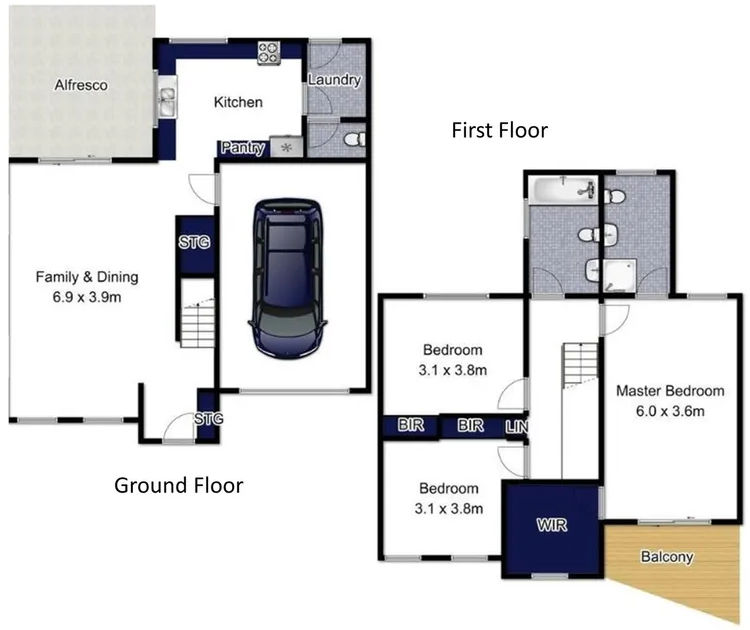 Paradise in Cowes - Floor plan
