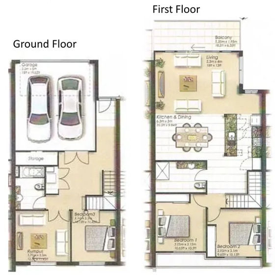 Penguins by the Beach - Floor plan
