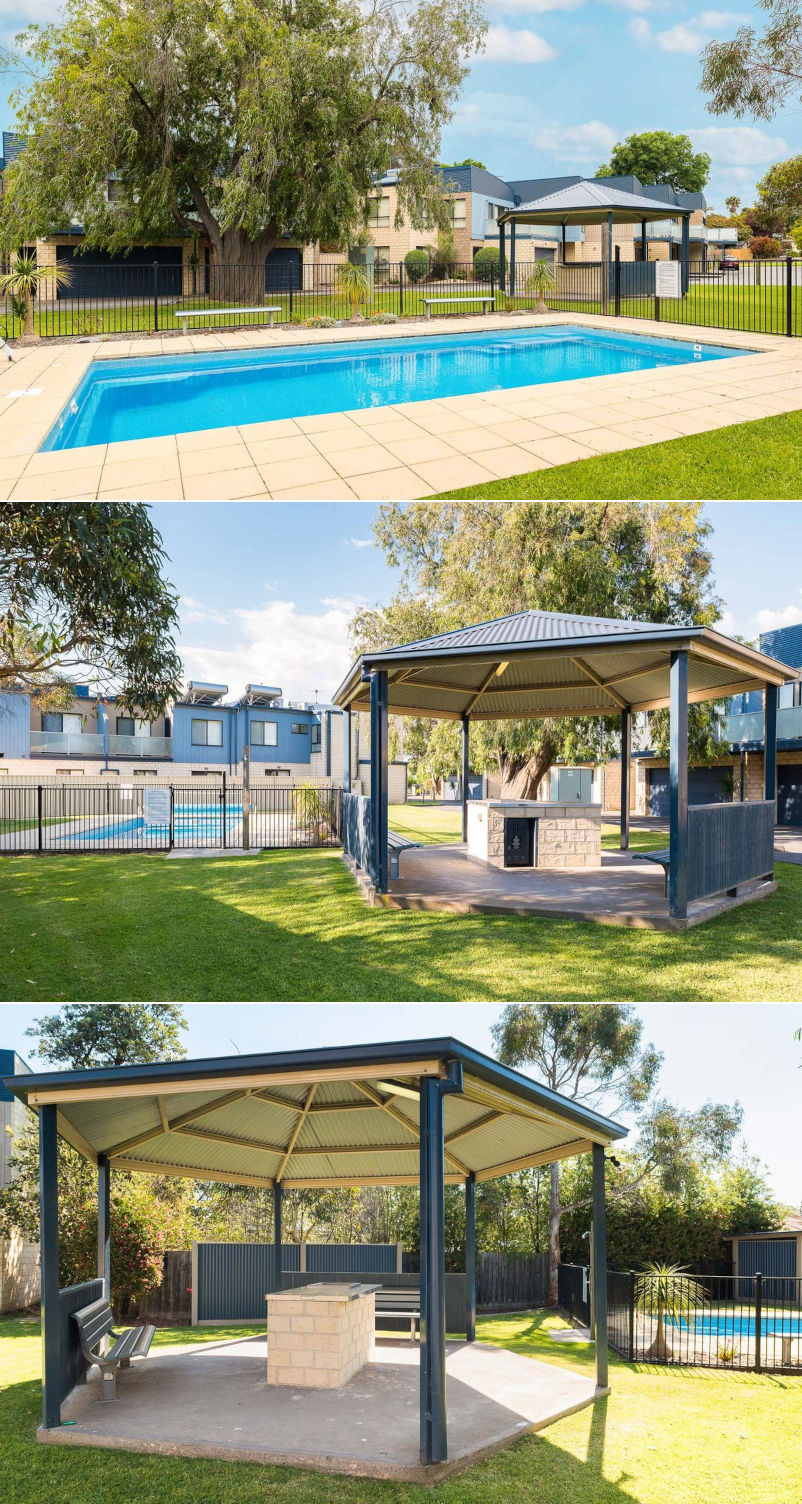 Penguins by the Beach - Pool area