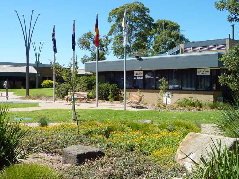 Cowes - Shops and commercial centre, Thompson Avenue north of Church Street: Phillip Island Gallery at Cowes Cultural Precinct