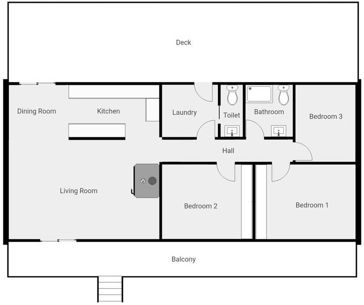 Purple Goose at Red Rocks - Floor plan