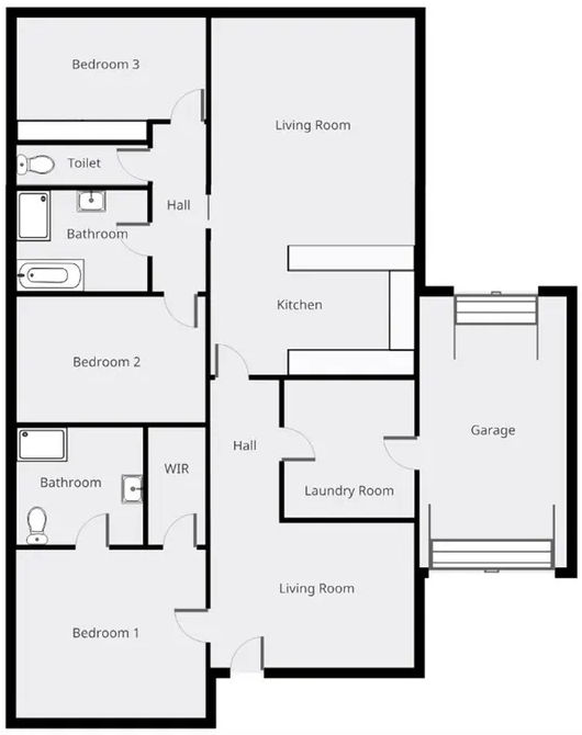 Redwood - Floor plan