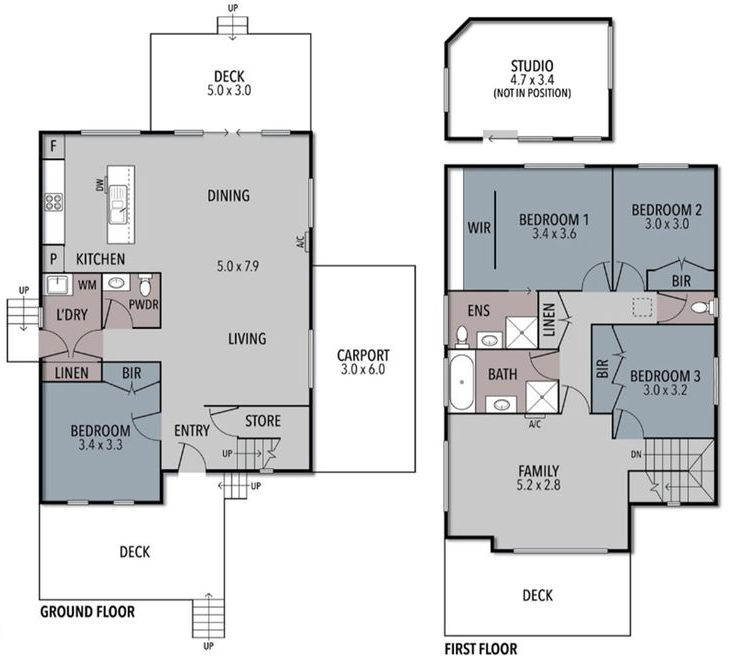 The Beach House on Pembrey - Floor plan