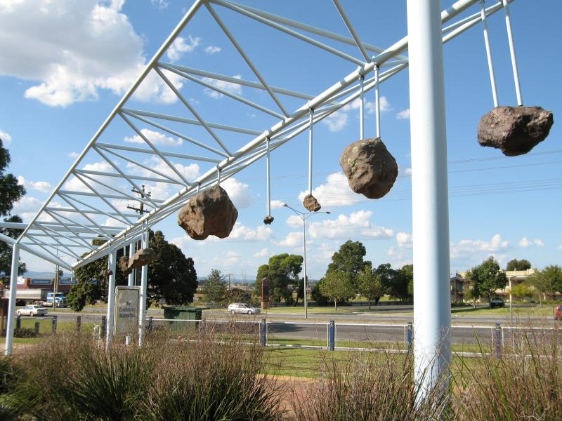 Cranbourne - Meteorite display and park, corner South Gippsland Highway and Camms Road - Meteorite display