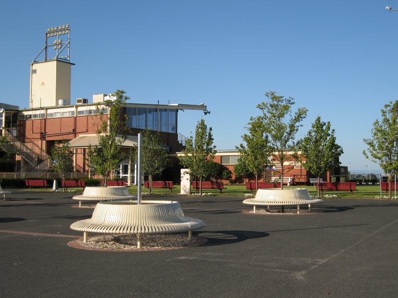 Cranbourne - Cranbourne Racecourse: Seating areas next to grandstand