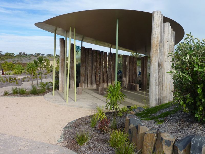 Cranbourne - Australian Garden at Royal Botanic Gardens Cranbourne: Shelter at Gondwana Garden