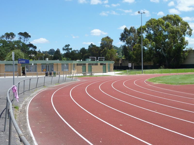 Croydon - Town Park, Mt Dandenong Road, Civic Square and Norton Road: Athletics track and Keystone Hall