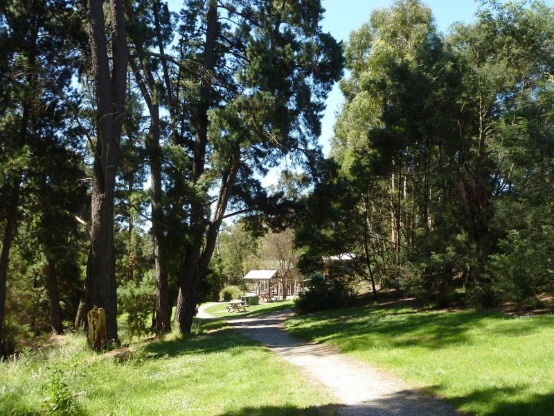 Croydon - Yarrunga Reserve, Croydon Hills Drive: Pathway along eastern side of lake