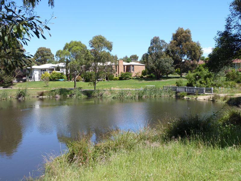 Croydon - Candlebark Walk Reserve, Lakeside Crescent - Southerly view across western end of lake