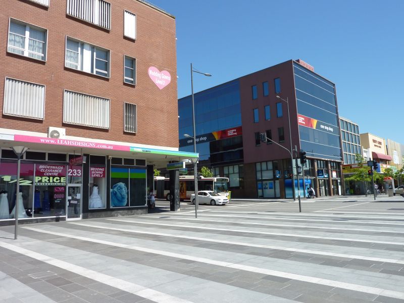 Dandenong - Shops and commercial centre, Lonsdale Street: West side of Lonsdale St at Walker St