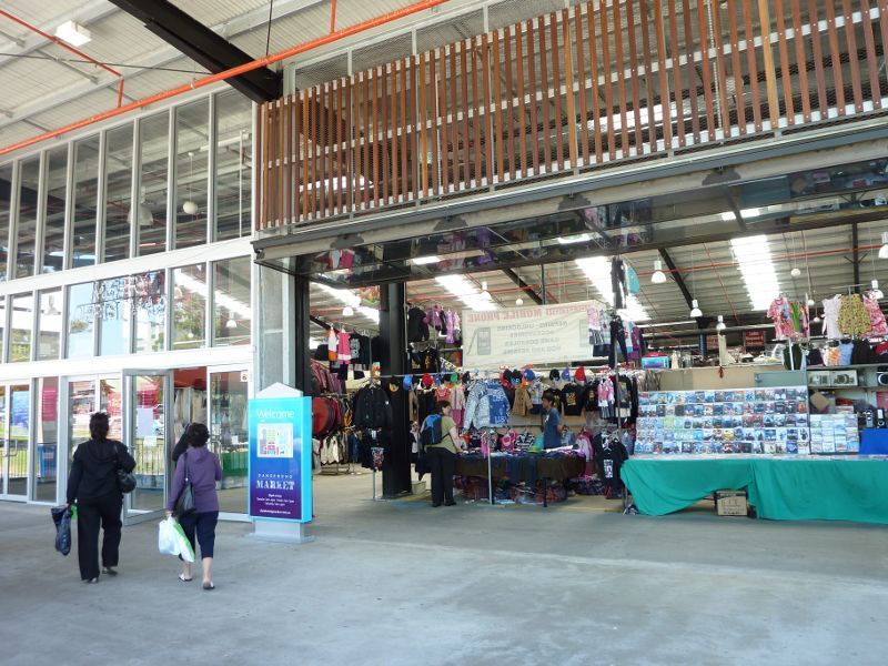 Dandenong - Dandenong Market, Clow Street: Main entrance to market