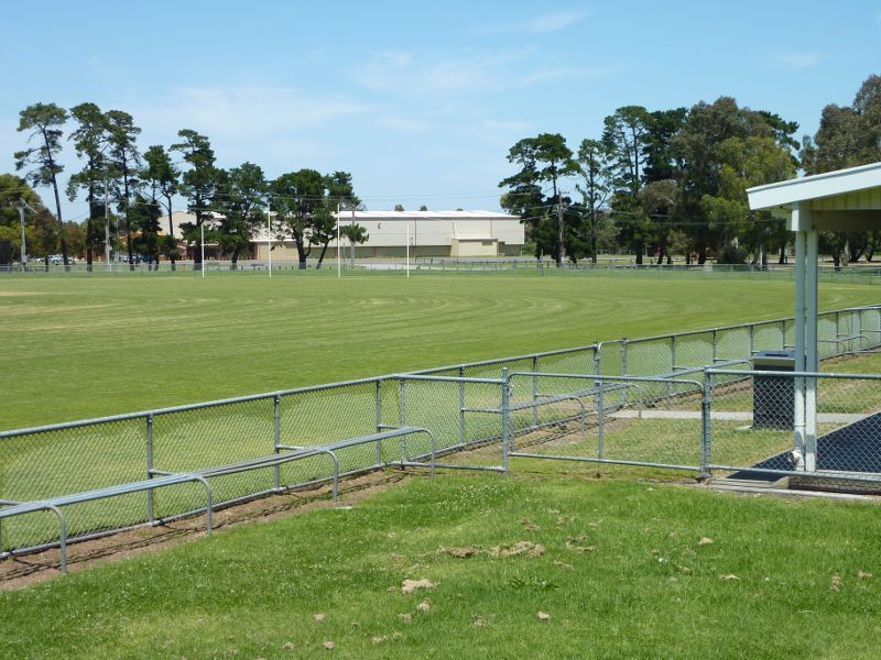 Dandenong - Greaves Reserve, Bennet Street: Southerly view across sports oval