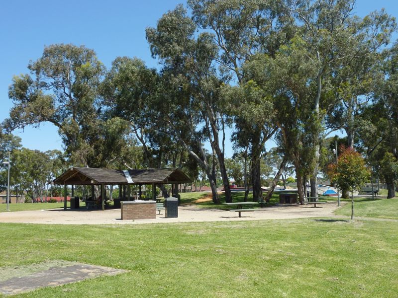 Dandenong - John Hemmings Memorial Park, Princes Highway: BBQ shelter and picnic area
