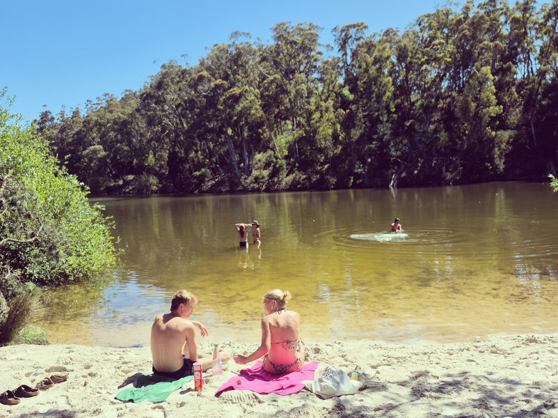 Abelia Cottage - Lake Daylesford beach - great swim spot